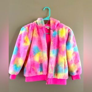 Tucker & Tate Rainbow Fur Jacket